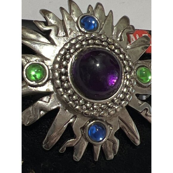 AXCESS Silver Multi Jewel Pin - Picture 5 of 8